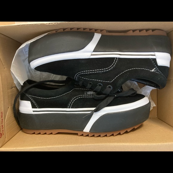 Vans Old Skool - Era Stacked Black Suede (US 7)  Women - Picture 3 of 6